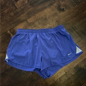 Nike Women's Purple-Blue Athletic Shorts